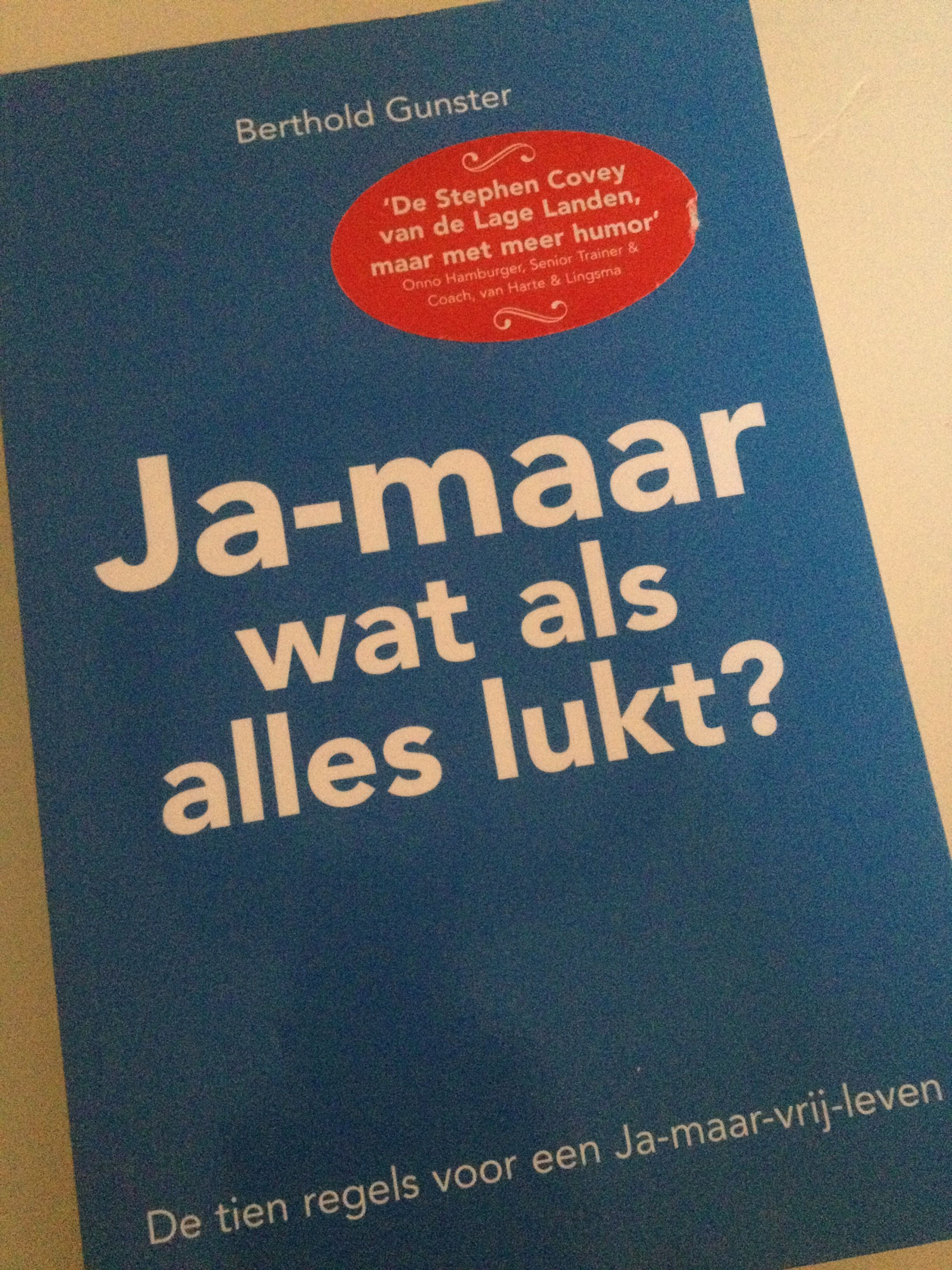 Ja-maar wat als alles lukt?
